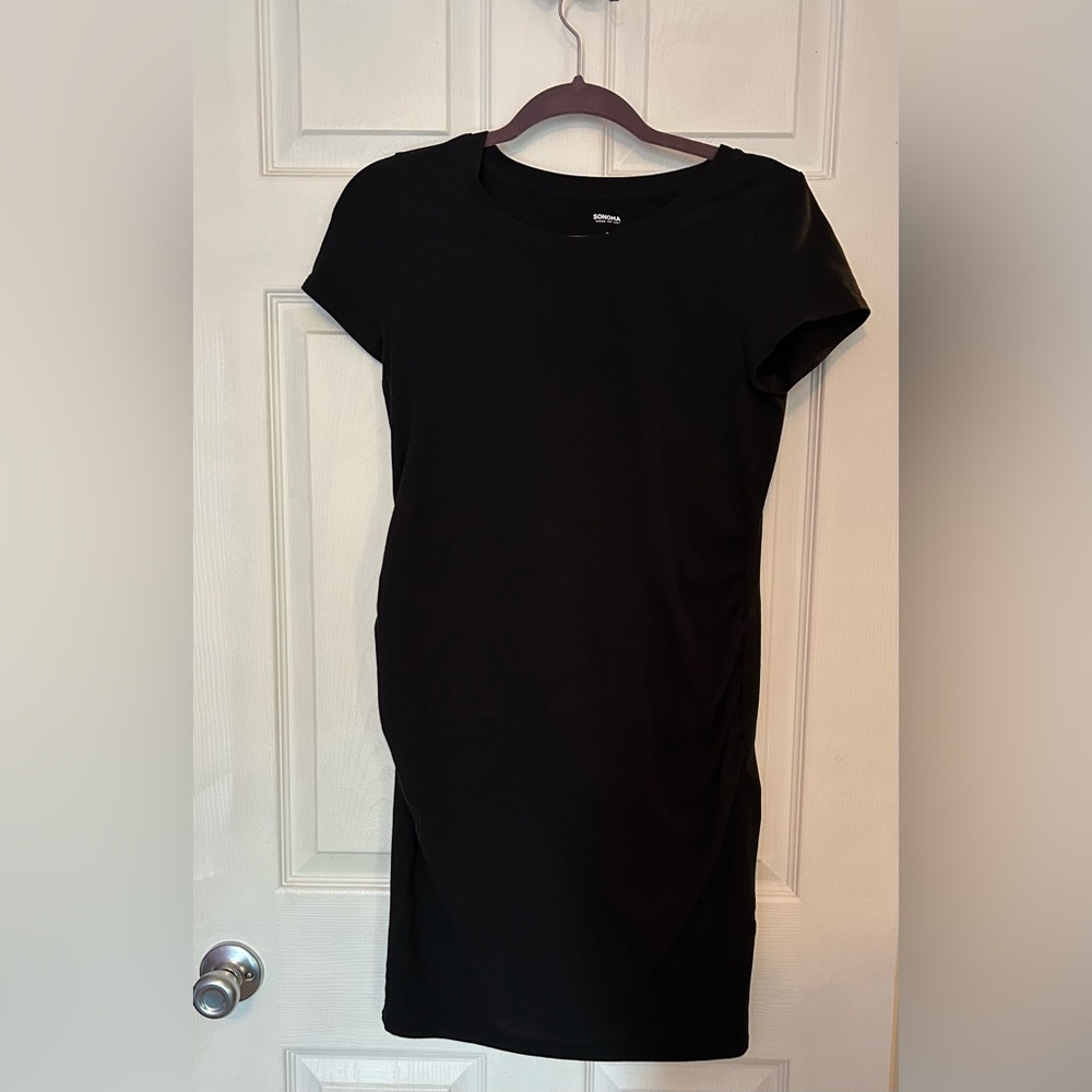 Black Sonoma Kohl’s Everyday Maternity T-shirt Dress